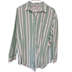 Old Navy Oversized Button-Down Boyfriend Shirt Size M